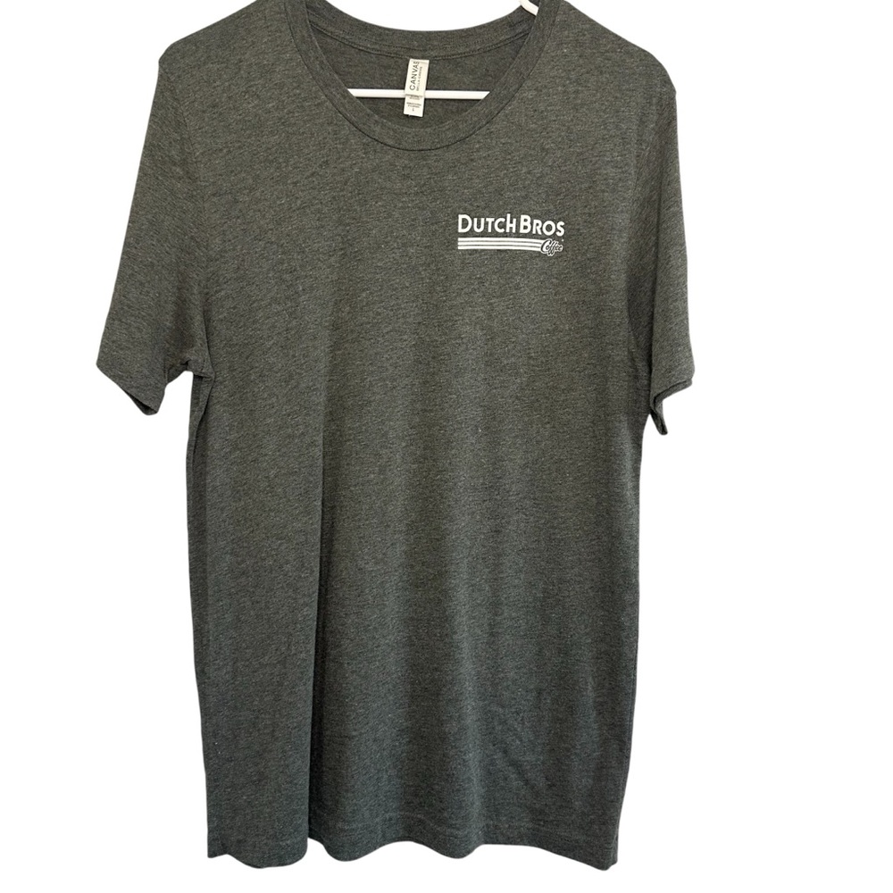 Dutch Bros LARGE Classic Gray Employee Shirt DB 1992 Soft VINTAGE